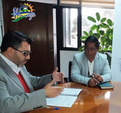 Agua PotableHuamboya suscribe convenio para proyectos