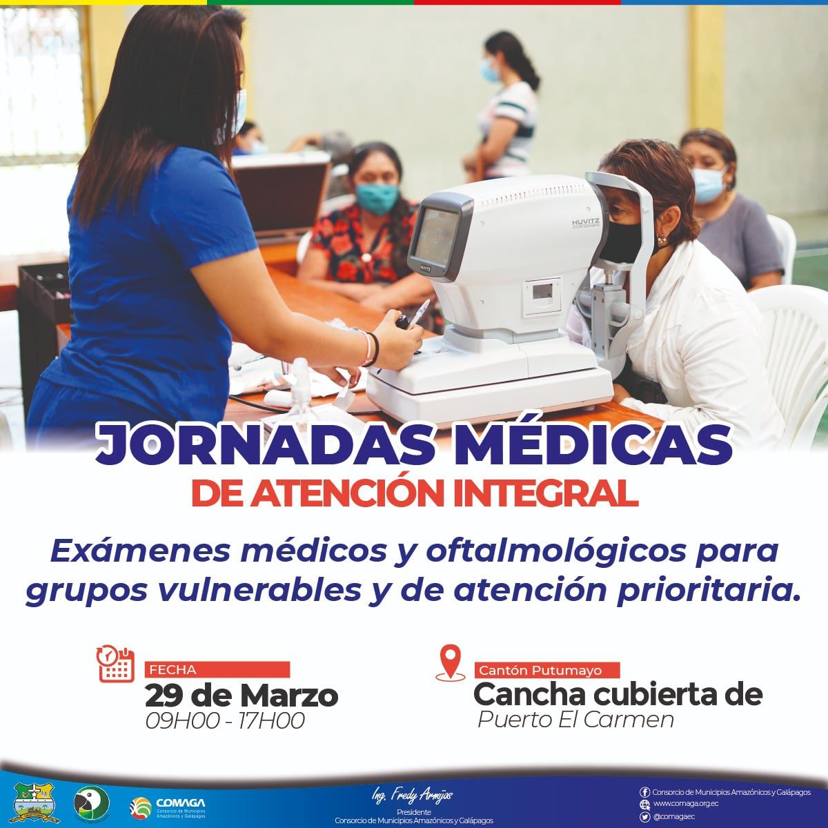 Atención de brigadas médicas para Puerto El Carmen, Putumayo