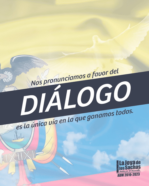 Municipio de Joya de los Sachas se pronuncia