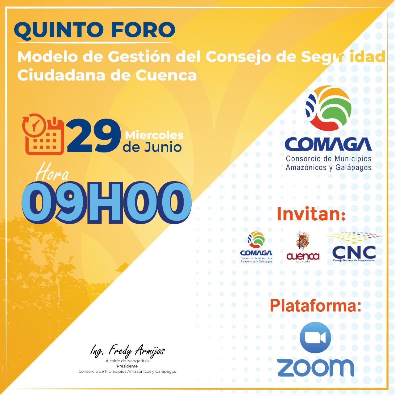 FORO “MODELO DE GESTIÓN DEL CONSEJO DE SEGURIDAD CIUDADANA DE CUENCA”