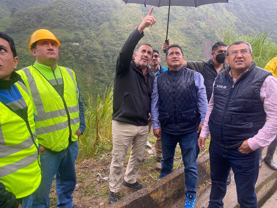 Baños de Agua Santa recibió al Ministro de Obras Públicas