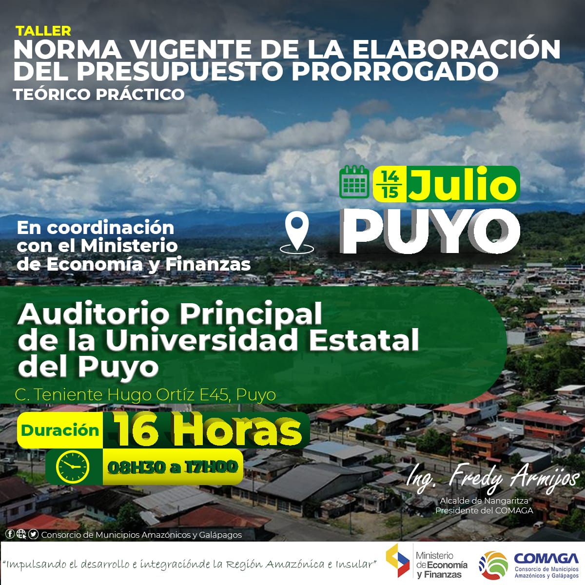 El COMAGA y el Ministerio de Finanzas realizan el taller de Normativa de Presupuesto Prorrogado