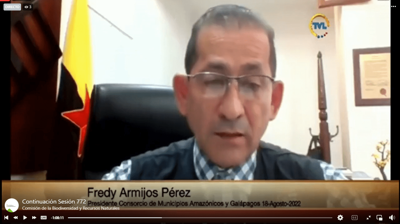 Presidente del COMAGA intervino en la sesión de la Asamblea Nacional