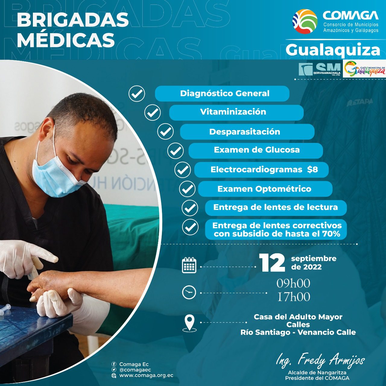 Jornadas médicas en Gualaquiza y Logroño