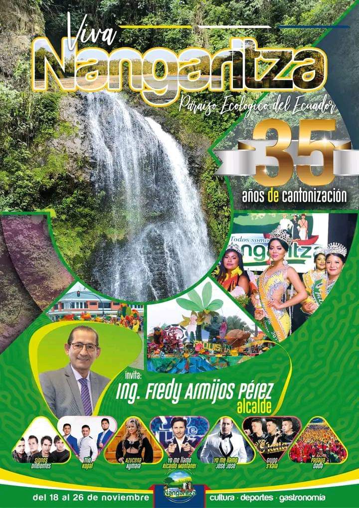 Nangaritza se apresta a celebrar sus 35 años de cantonización