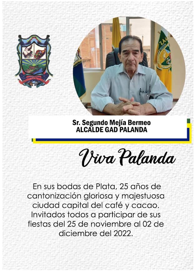 Palanda se apresta a celebrar sus 25 años de cantonización