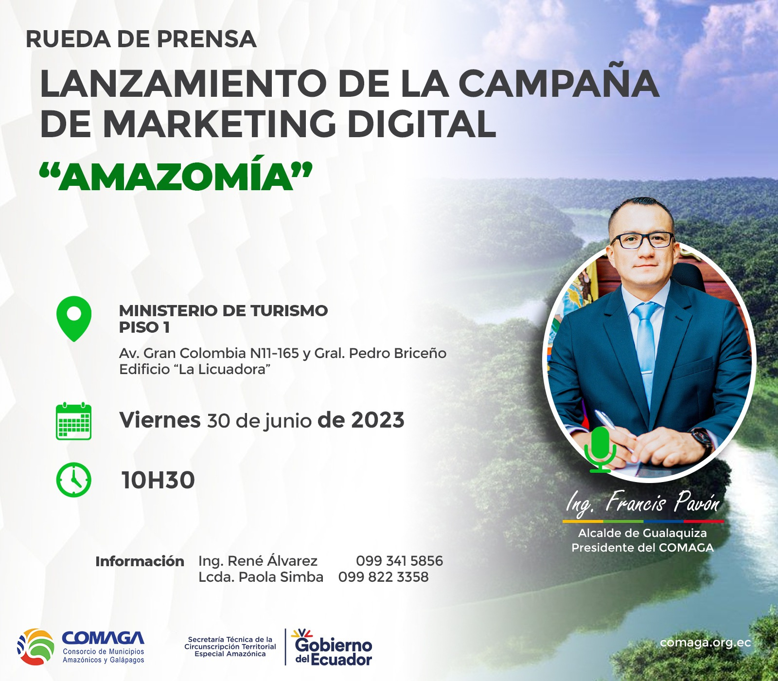 Lanzamiento de la campaña de marketing digital “Amazomía”