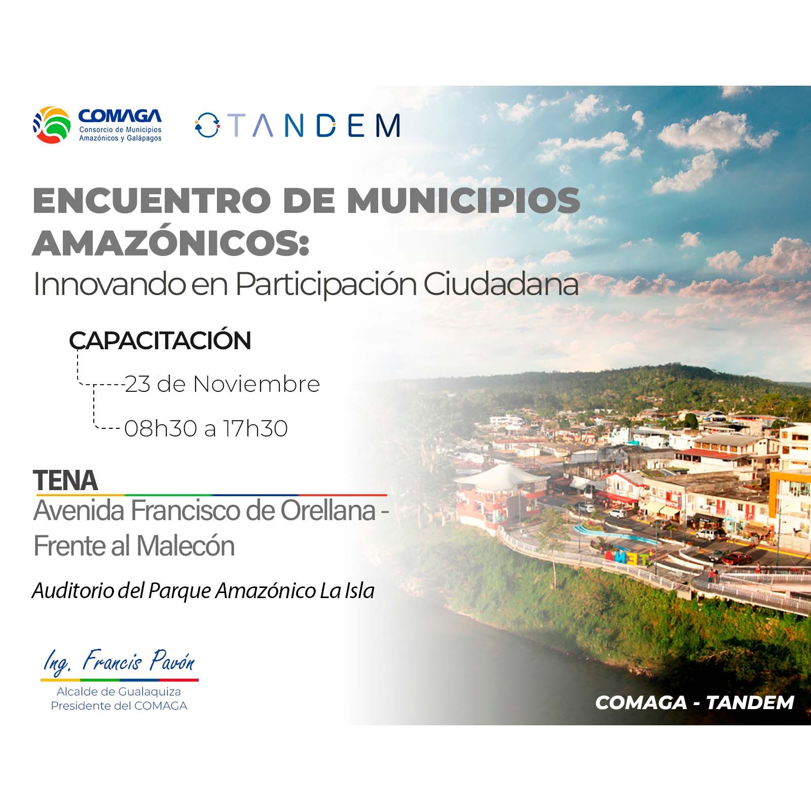 Encuentro de Municipios Amazónicos: Innovando en  Participación Ciudadana
