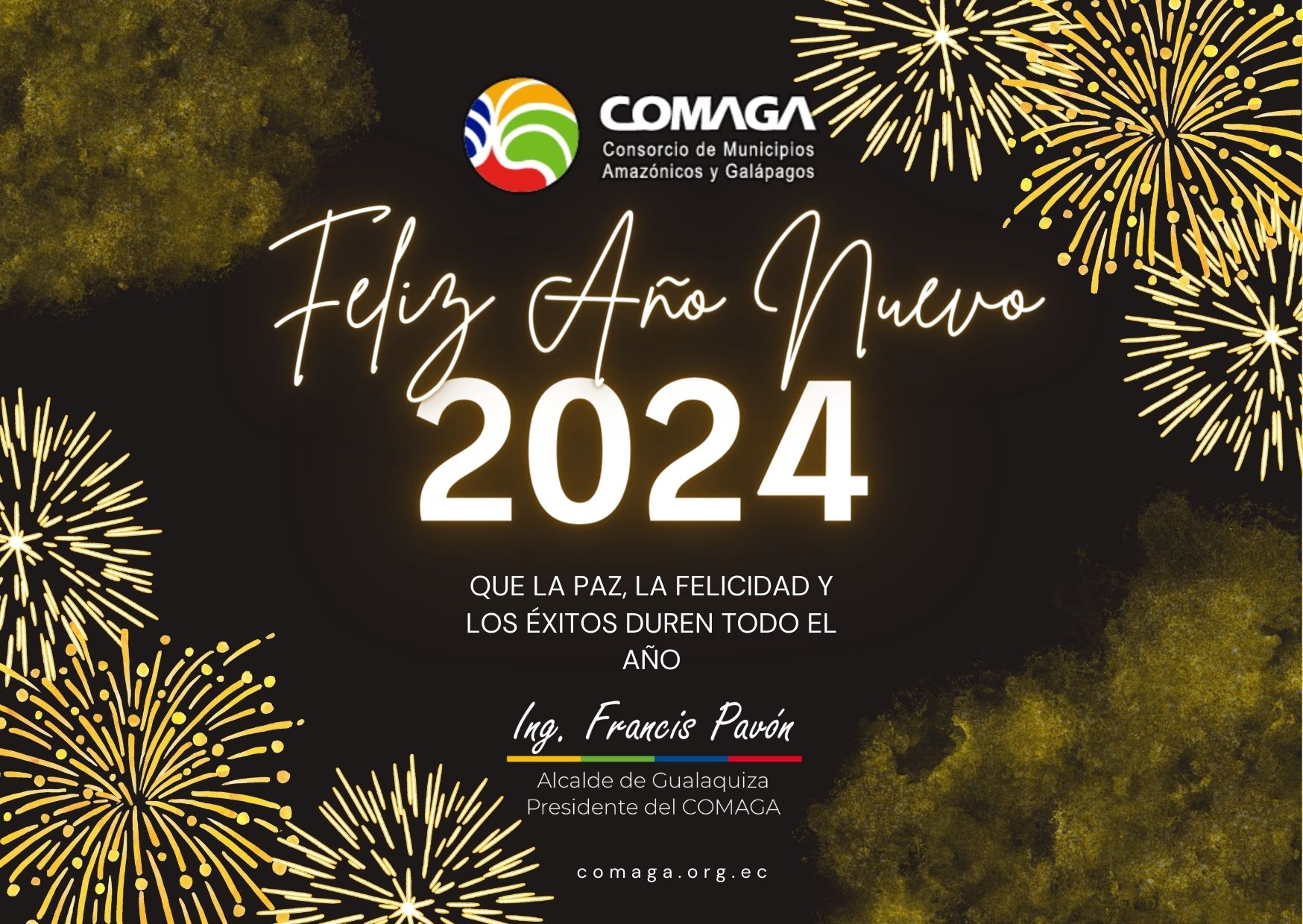 COMAGA les desea un próspero y feliz año 2024