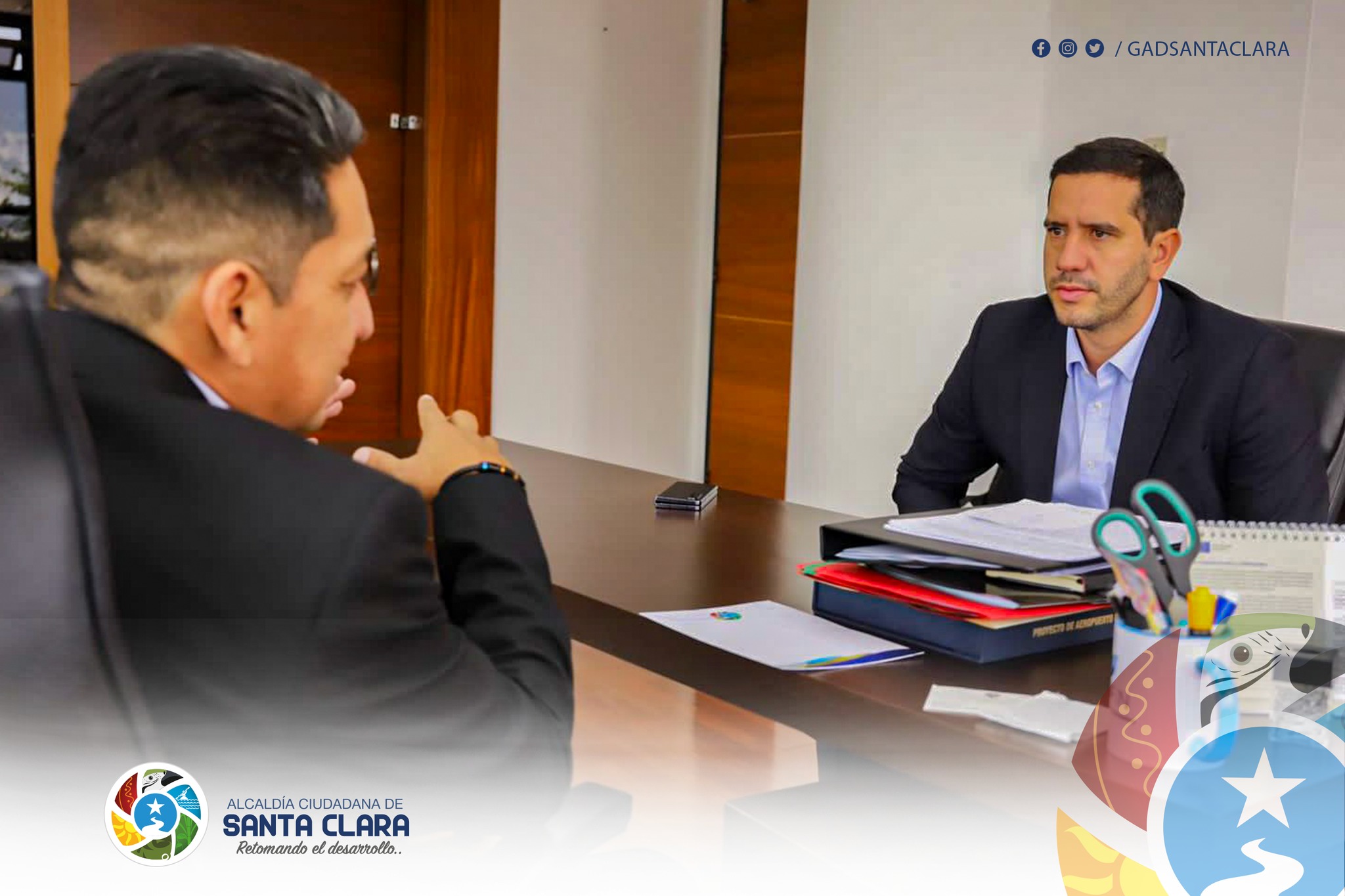 Alcalde de Santa Clara se reúne con el Ministro de Transportes