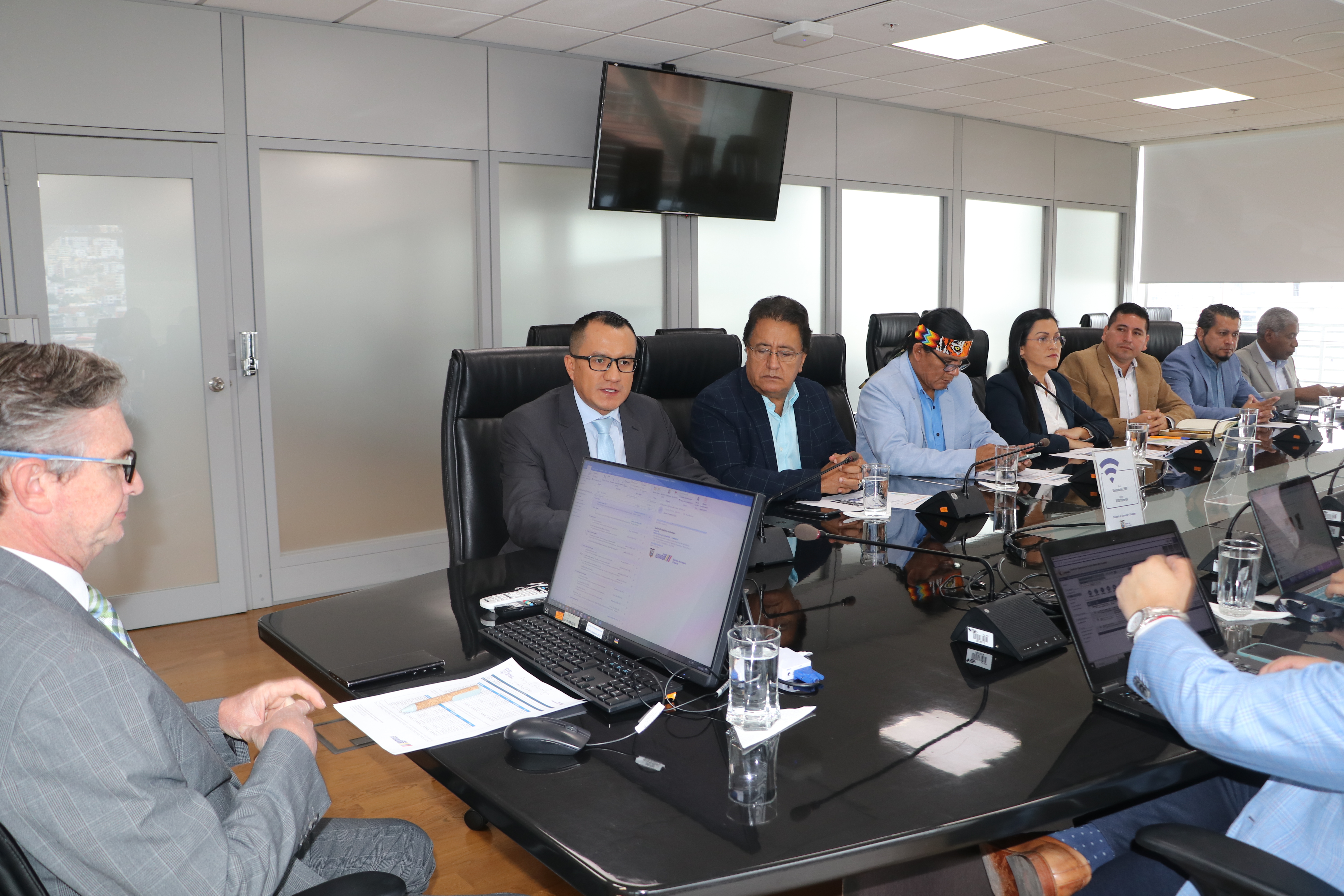 Alcaldes del COMAGA y Ministro de Economía buscan acuerdos para cruces de deudas y desembolsos