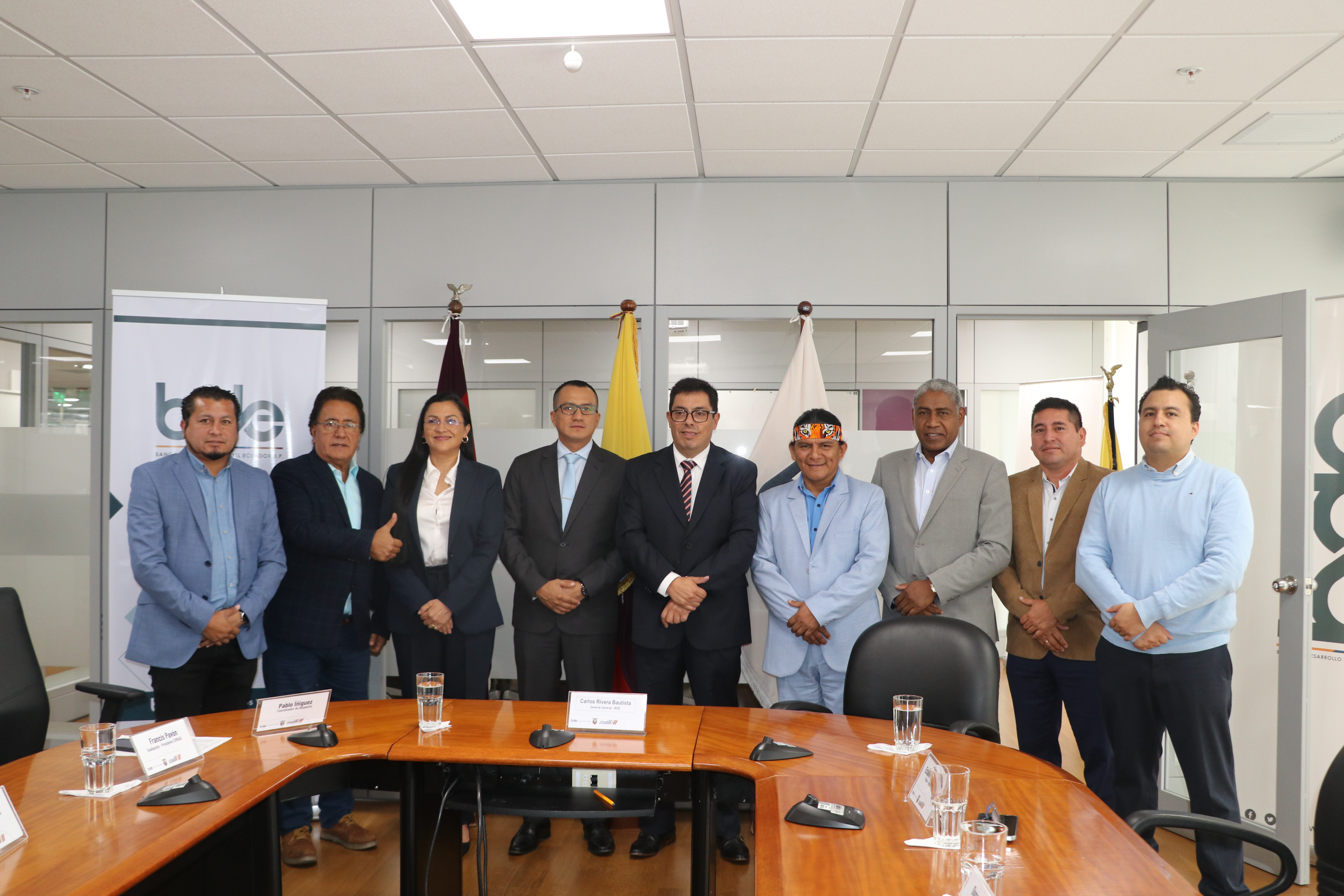 Autoridades del  COMAGA y del Banco de Desarrollo mantienen reuniones y acercamientos