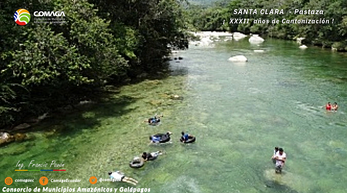 XXXII Aniversario de cantonización de Santa Clara en Pastaza