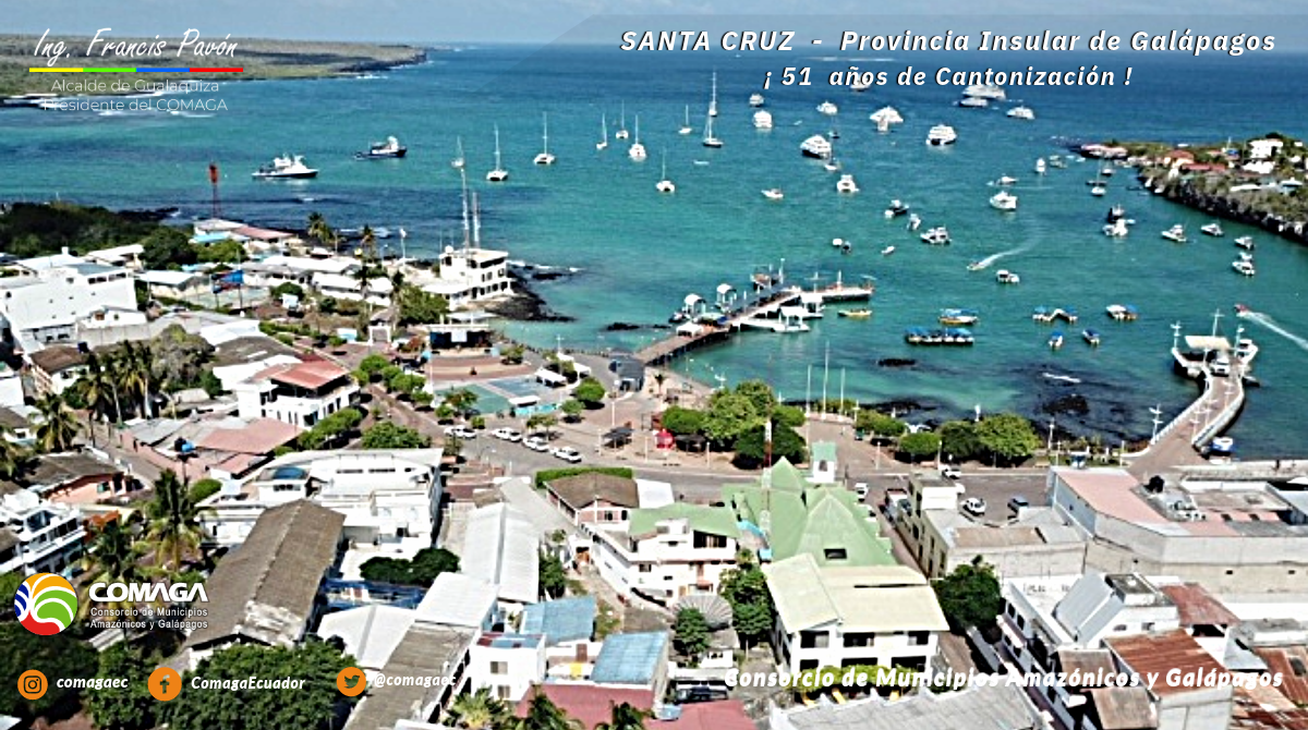 El COMAGA rinde homenaje a Santa Cruz en las festividades de cantonización