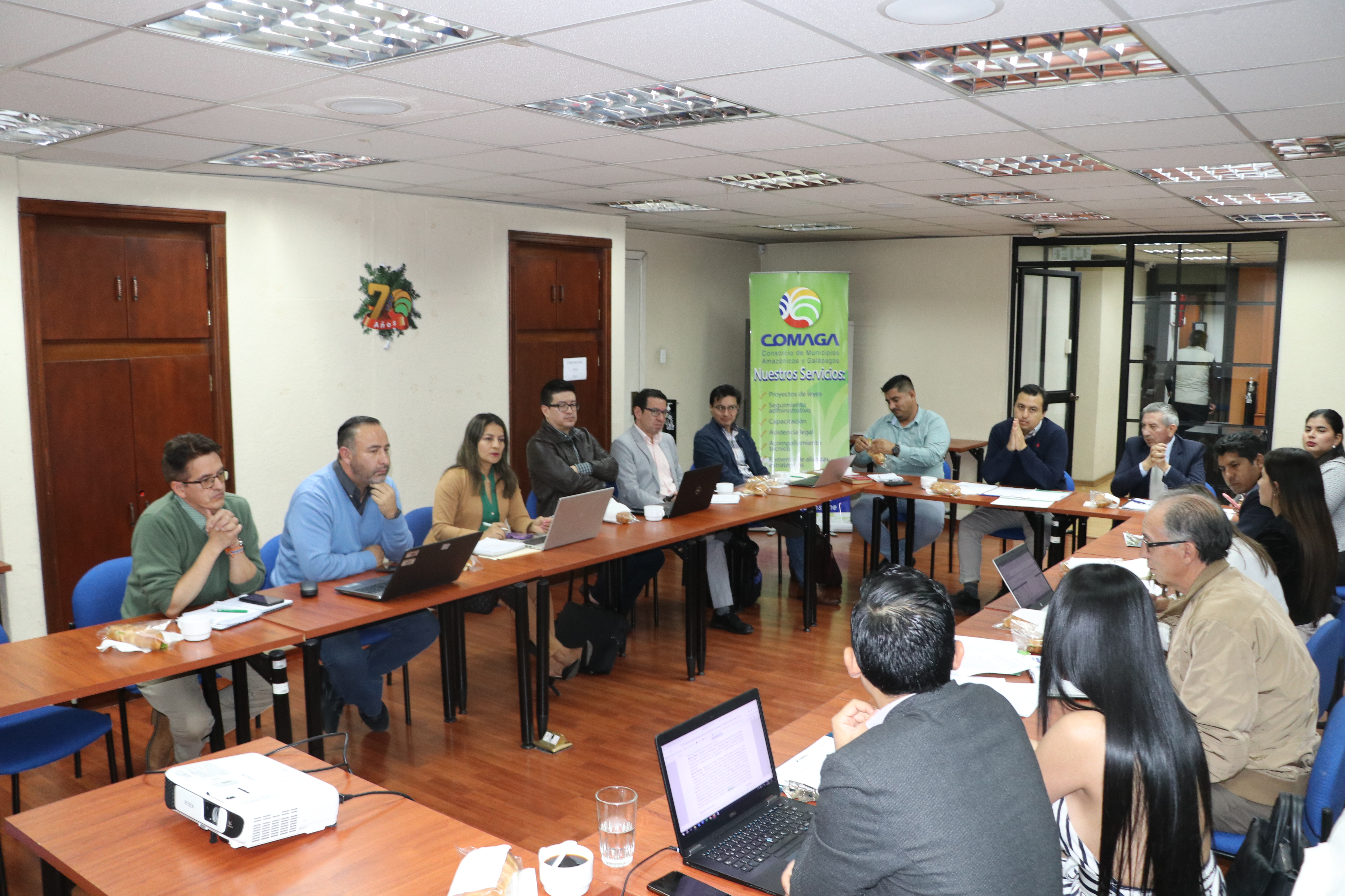 COMAGA convocó a instituciones y mancomunidades para cumplir con Disposición Transitoria 19 de la Ley Orgánica Reformatoria a la LOPICTEA