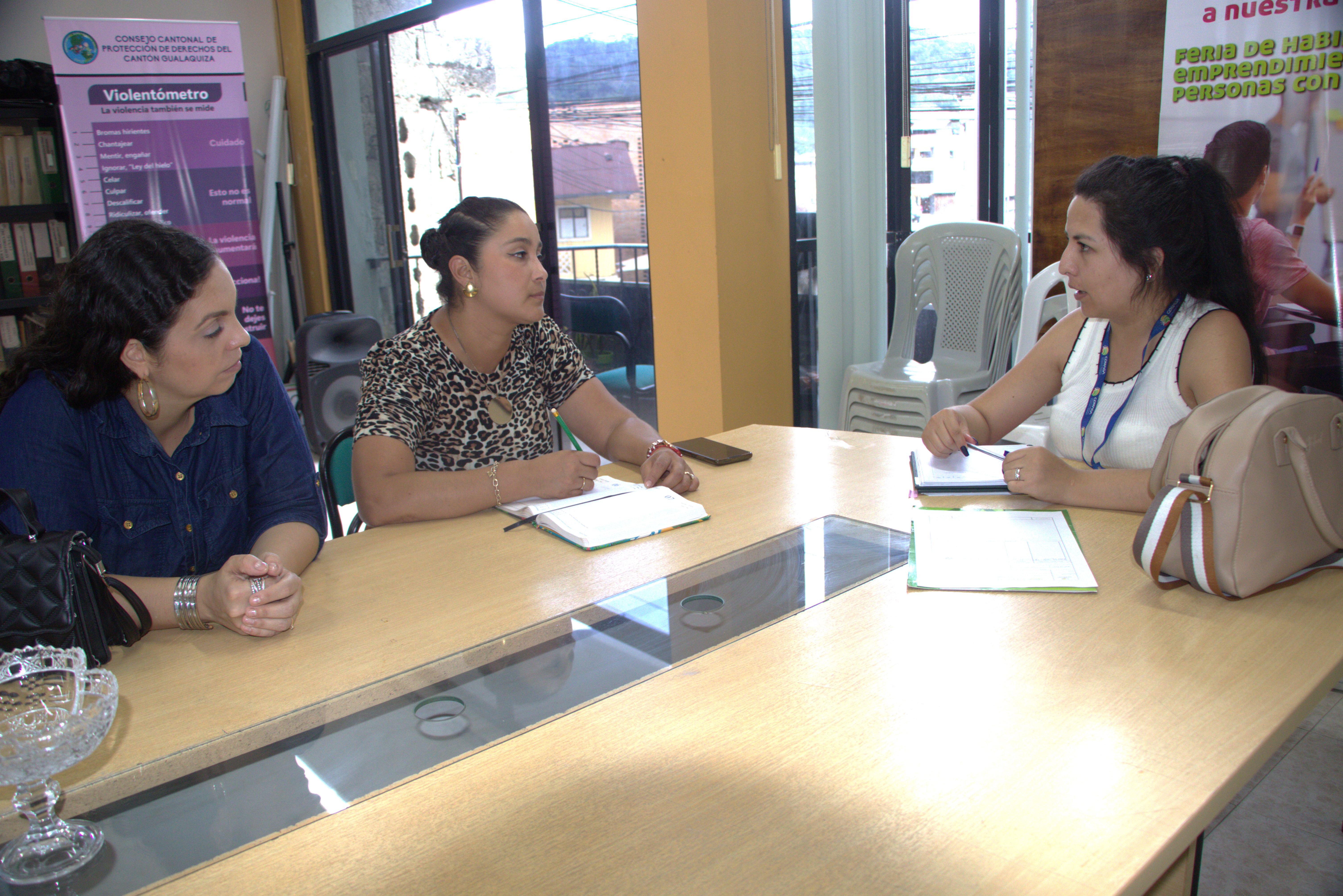 COMAGA en territorio coordina acciones con Consejos Cantonales de Protección de Derechos