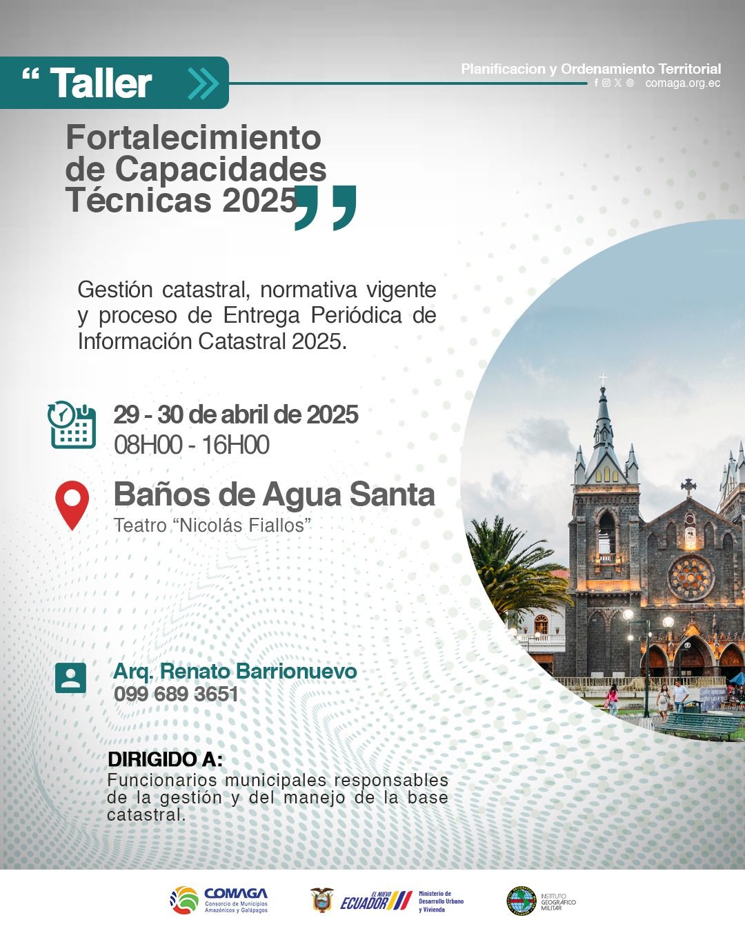 Capacitación del COMAGA en gestión catastral y normativa vigente