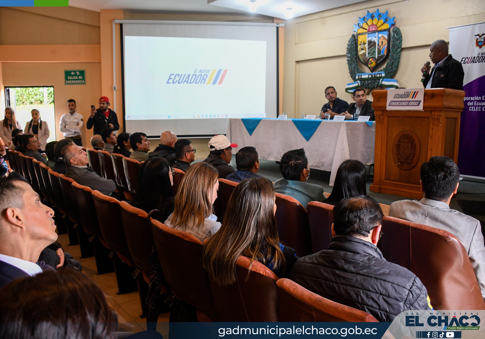 El CHACO: firma de convenio para beneficio de varias  poblaciones