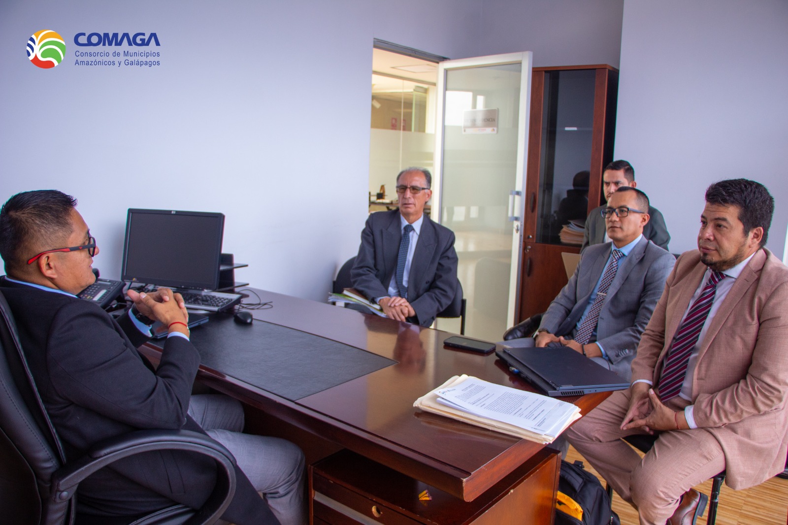 Alcalde de Gualaquiza realizó gestiones en la Asamblea Nacional