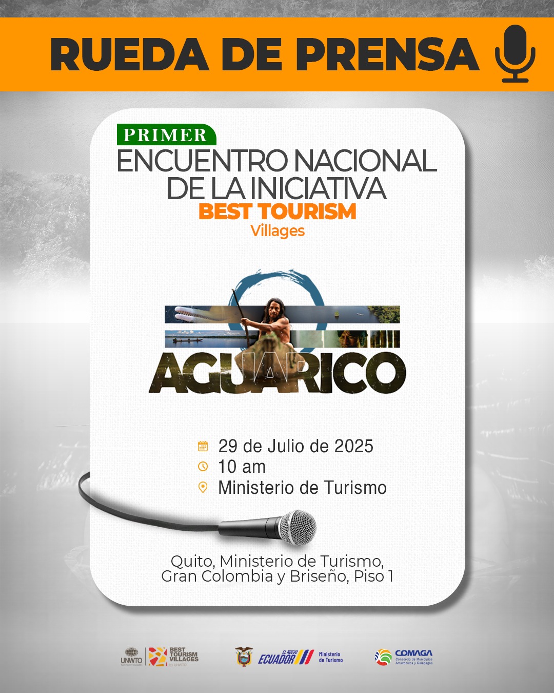 Lanzamiento del Encuentro Nacional de la Iniciativa Best Tourism Villages