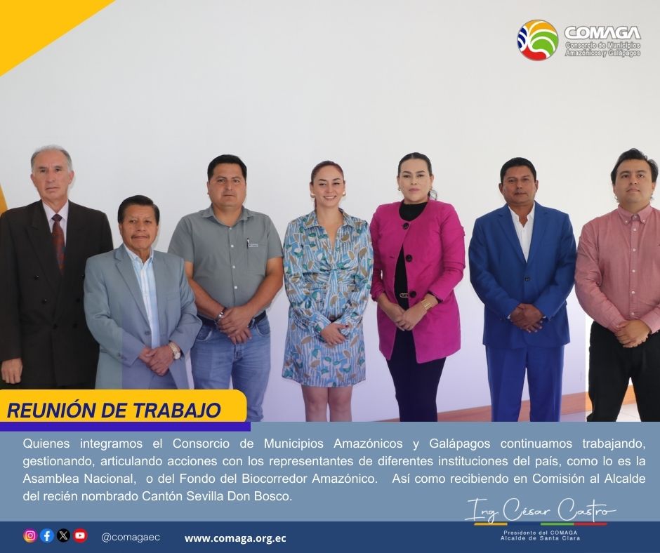 COMAGA en coordinación con el Frente Parlamentario Amazónico