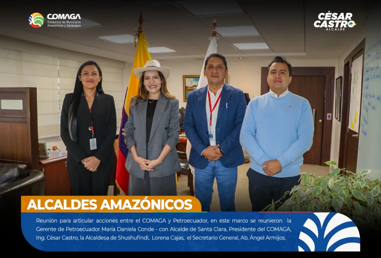  Reunión para articular acciones entre el COMAGA y Petroecuador