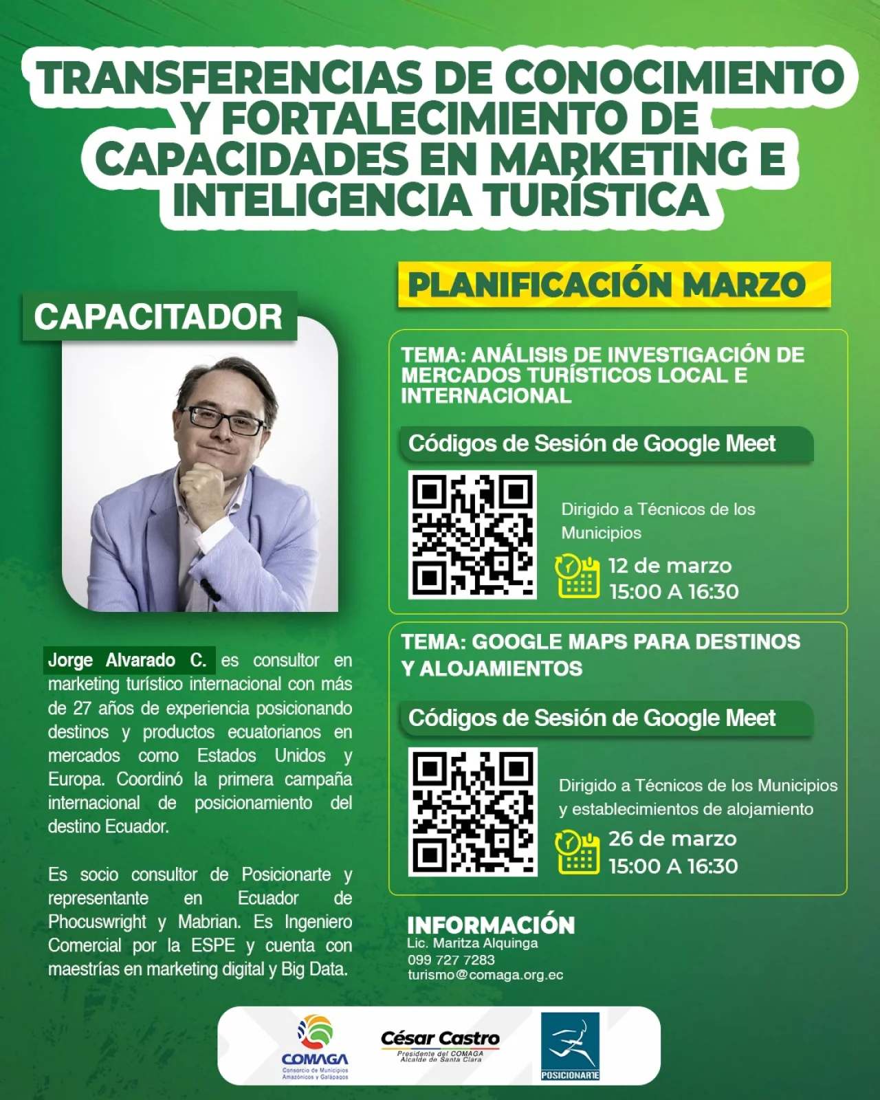 TRANSFERENCIAS DE CONOCIMIENTO Y FORTALECIMIENTO DE CAPACIDADES EN MARKETING E INTELIGENCIA TURÍSTICA